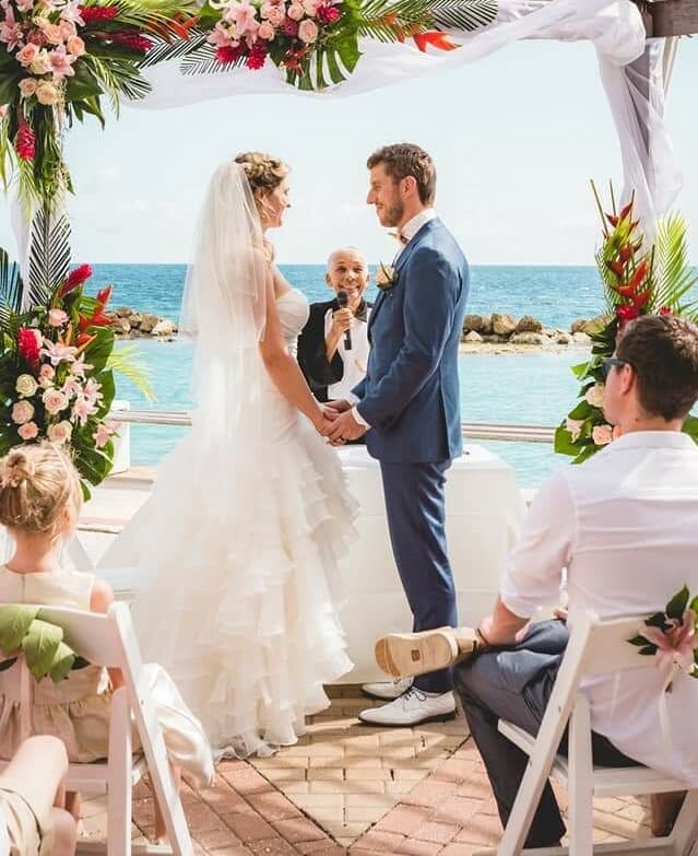 Casamentos em Resort de Praia do Hotel em Curaçao