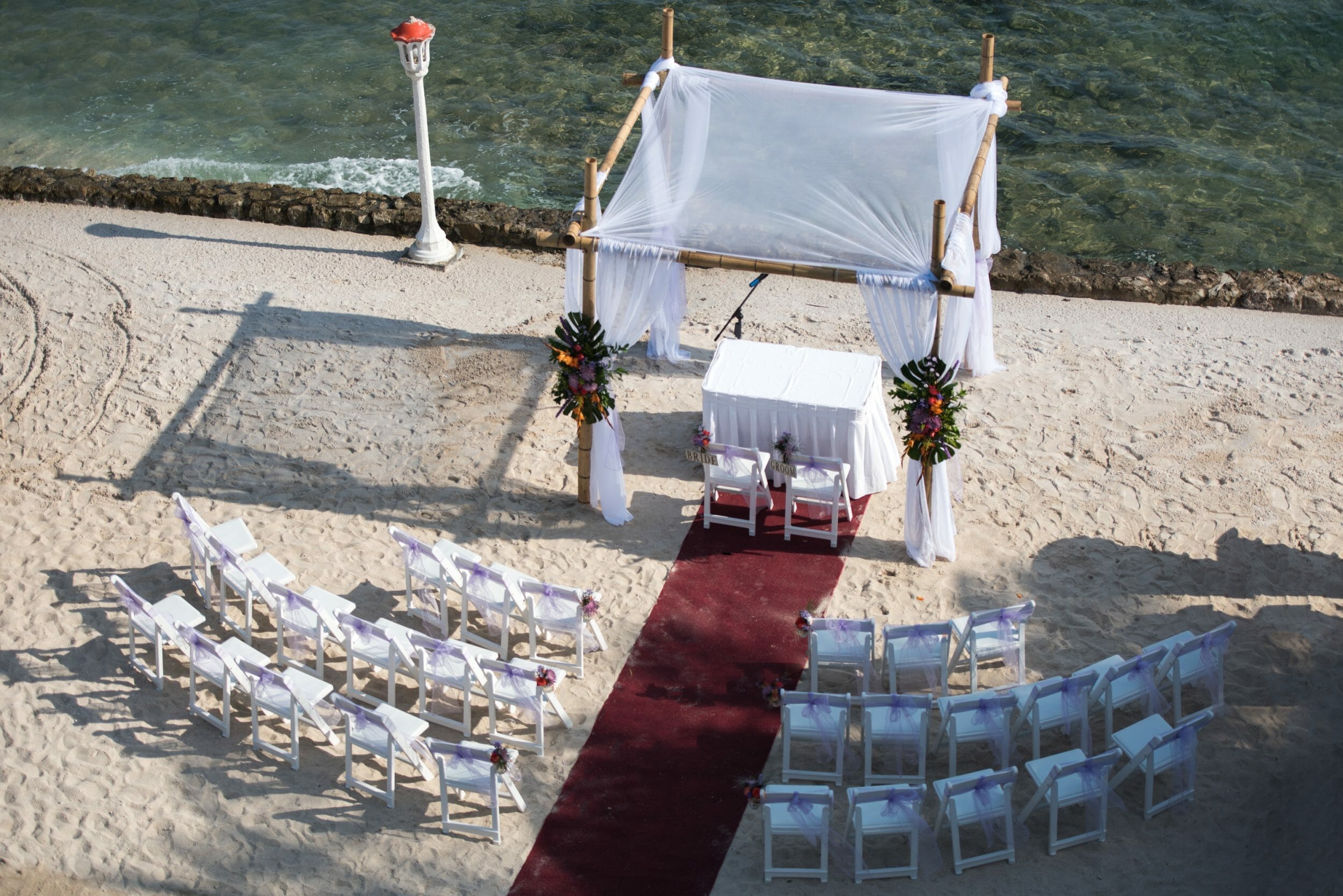 Pool beach wedding 3