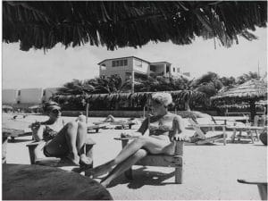 The Avila Beach Hotel in the 1970s with the iconic Adirondack chair, known as the “perfect outdoor chair.” Avila Beach Hotel in the seventies