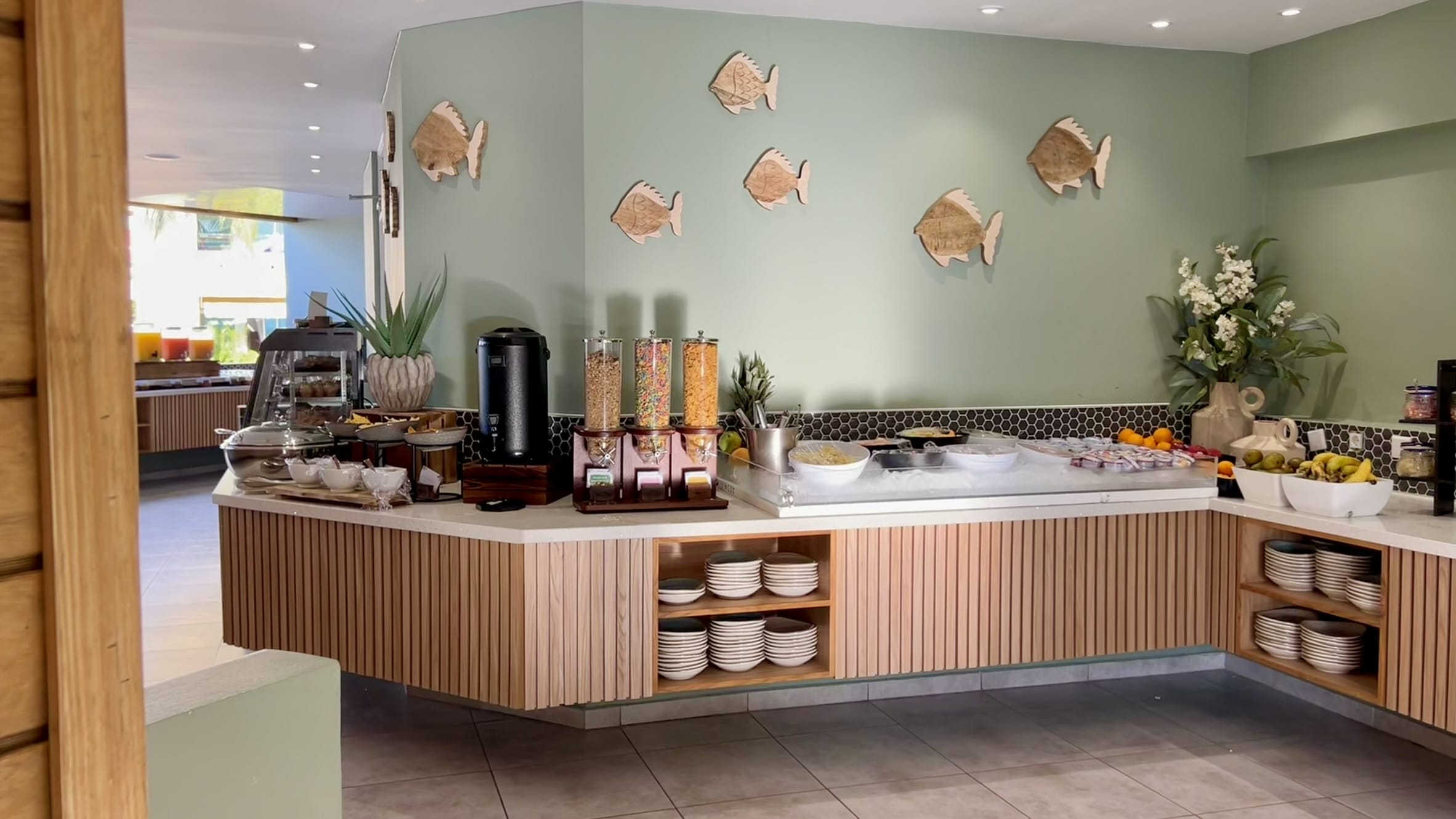 Breakfast buffet